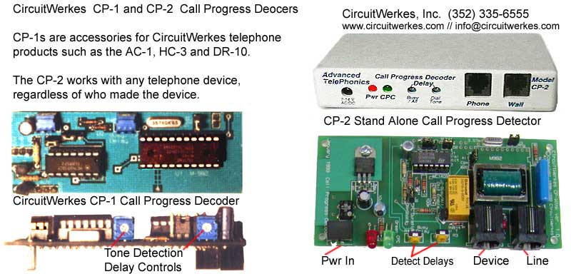 Call Progress decoders with legend